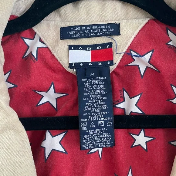 Tommy Girl Jeans Long Beige Coat - Picture 5 of 7